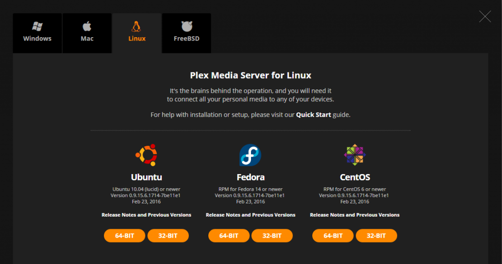 How to Guide - Download new version of Plex Media Server and upgrade